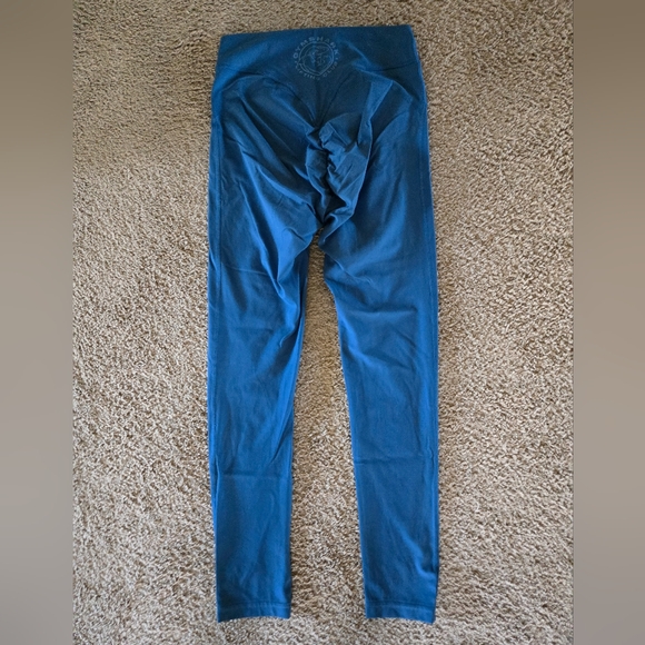EUC GYMSHARK Blue High-Waisted Leggings Size Small - Picture 1 of 2